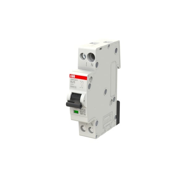 ABB - FlexLine Leitungsschutzschalter 1+N-polig Charakteristik B 25A 6kA 1TE Schmalbau