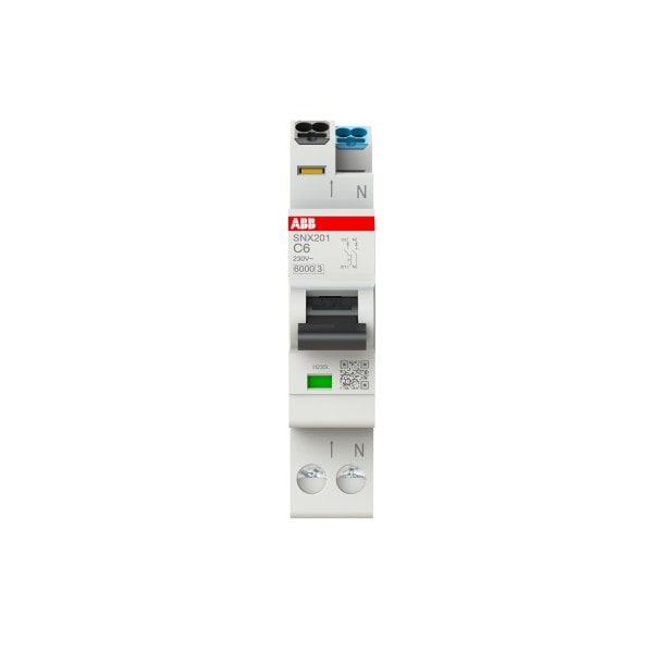 ABB - FlexLine Leitungsschutzschalter 1+N-polig Charakteristik C 6A 6kA 1TE Schmalbau