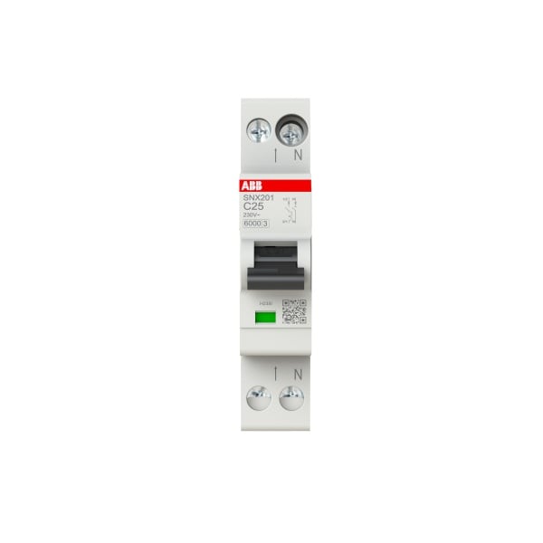 ABB - FlexLine Leitungsschutzschalter 1+N-polig Charakteristik C 25A 6kA 1TE Schmalbau
