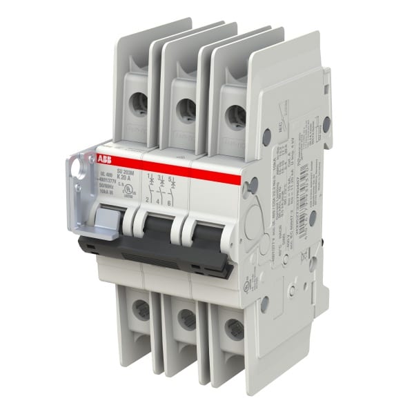 ABB - Sicherungsautomat - SU200M - 3P - 20 A - K(400 V AC) 11.2 kA