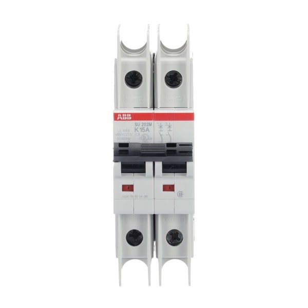 ABB - Sicherungsautomat - SU200M - 2P - 15 A - K(400 V AC) 11.2 kA