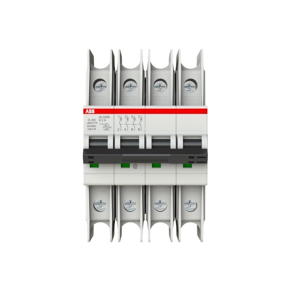 ABB - Sicherungsautomat - SU200M - 4P - 3 A - K(400 V AC) 11.2 kA
