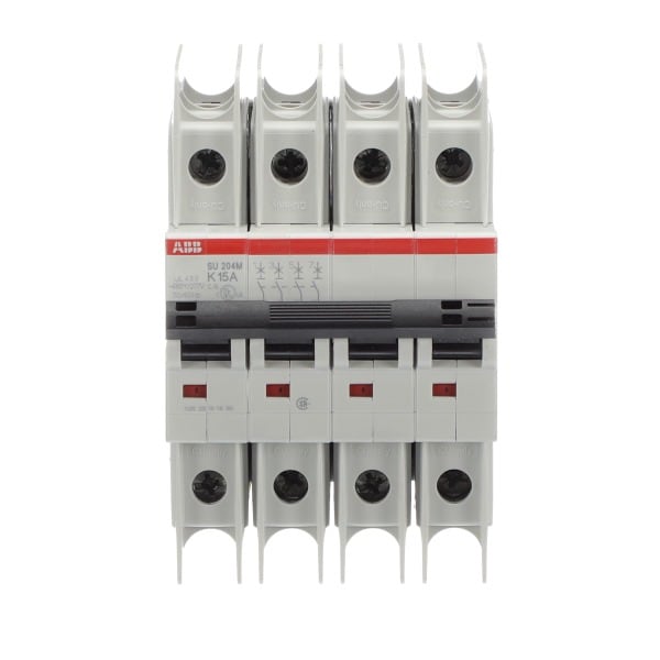 ABB - Sicherungsautomat - SU200M - 4P - 15 A - K(400 V AC) 11.2 kA