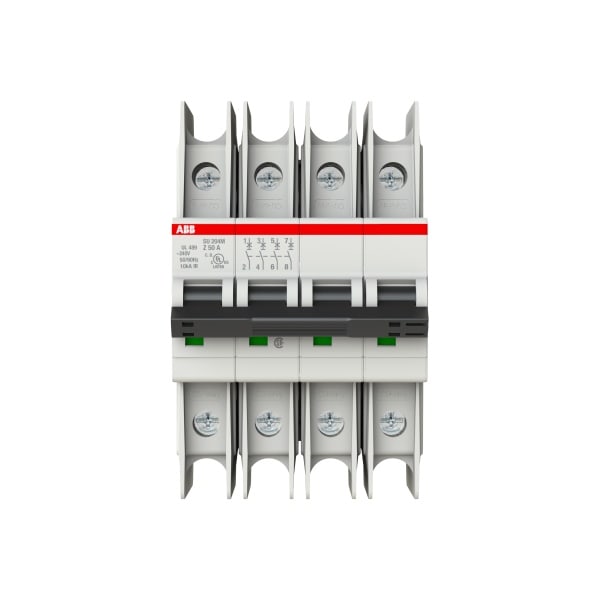 ABB - Sicherungsautomat - SU200M - 4P - 50 A - Z(400 V AC) 11.2 kA