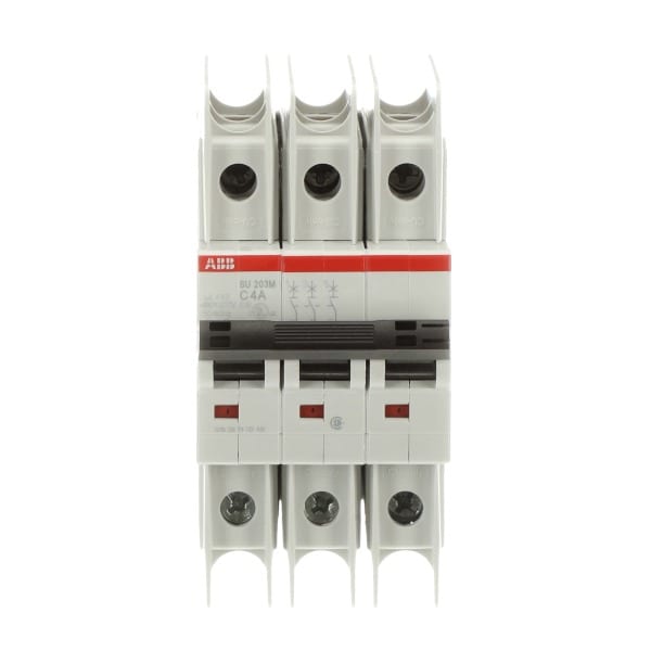 ABB - Sicherungsautomat - SU200M - 3P - 4 A - C(400 V AC) 11.2 kA