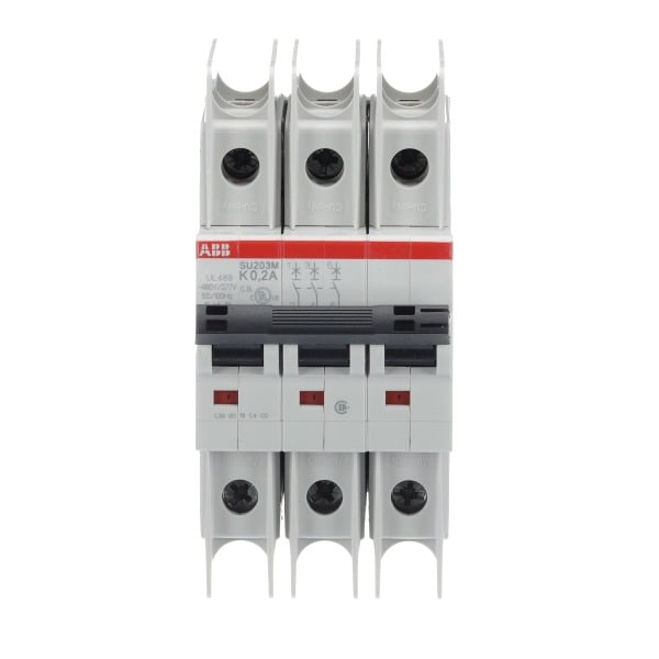 ABB - Sicherungsautomat - SU200M - 3P - 0.2 A - K(400 V AC) 11.2 kA