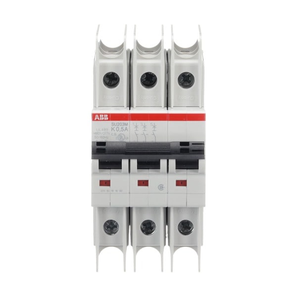 ABB - Sicherungsautomat - SU200M - 3P - 0.5 A - K(400 V AC) 11.2 kA