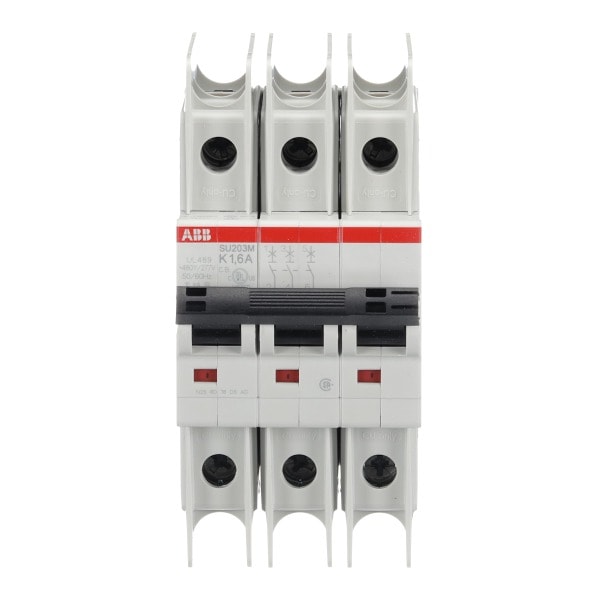 ABB - Sicherungsautomat - SU200M - 3P - 1.6 A - K(400 V AC) 11.2 kA