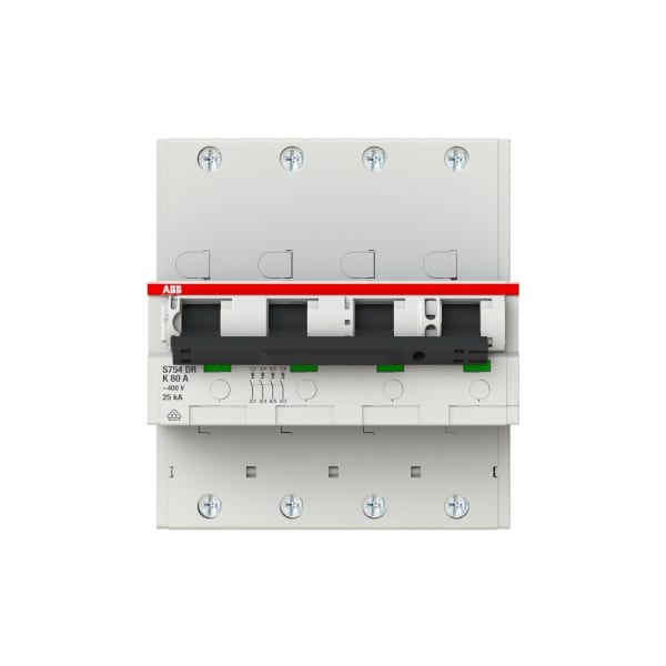 ABB - Hauptleitungsschutzschalter SH-Schalter in K-Char. 25kA 80A 4P