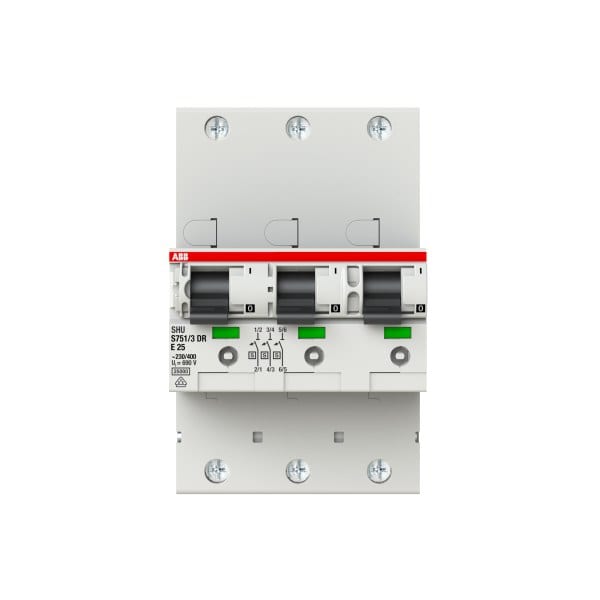 ABB - Hauptleitungsschutzschalter SH-Schalter in E-Char. 25kA 25A 3x1P