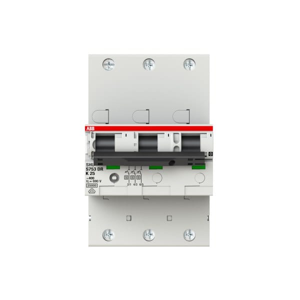 ABB - Hauptleitungsschutzschalter SH-Schalter in K-Char. 25kA 25A 3P