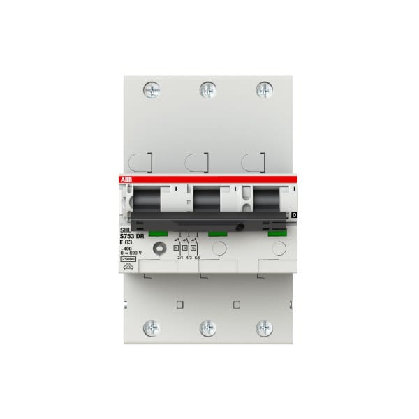 ABB - Hauptleitungsschutzschalter SH-Schalter in E-Char. 25kA 63A 3P