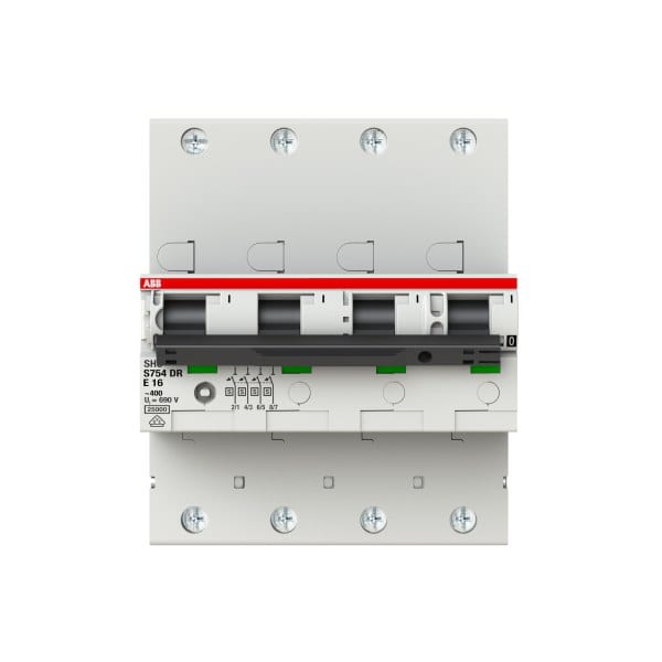 ABB - Hauptleitungsschutzschalter SH-Schalter in E-Char. 25kA 16A 4P