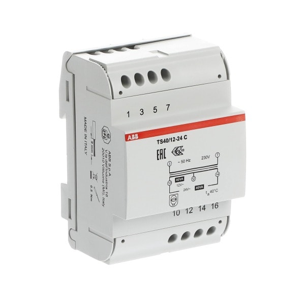 ABB - Sicherheitstransformator 40 VA 12-24 V AC Sekundärspannung