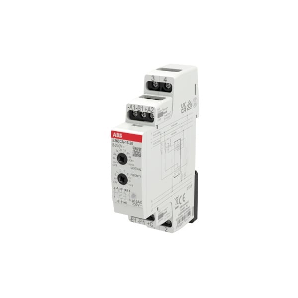 ABB - Elektronischer Stromstoßschalter 16 A 2 Schließer Zentral EIN/AUS einstellbar