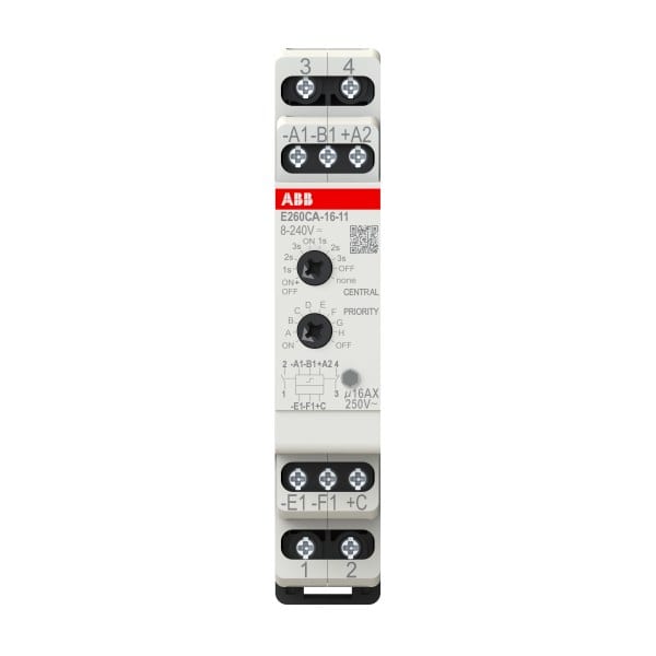 ABB - Elektronischer Stromstoßschalter 16 A 1S + 1Ö Zentral EIN/AUS einstellbar