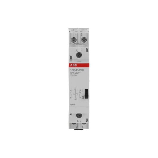 ABB - Stromstoßschalter Spule 12 V AC 16 A 1 Öffner + 1 Schließer