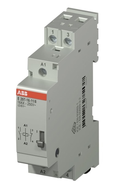 ABB - Installationsrelais Spule 8 V AC 16 A 1 Öffner + 1 Schließer