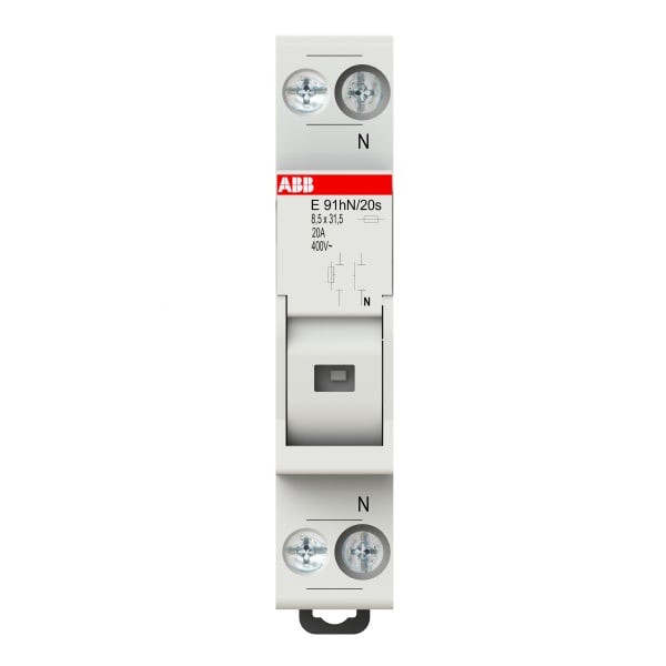 ABB - Sicherungshalter 1+N Pol 20A für Sicherungseinsatz 8,5 x 31,5mm