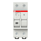ABB - Sicherungs-Trennschalter1+N Pol32A für Sicherungseinsatz 10,3 x 38mm AC-22B
