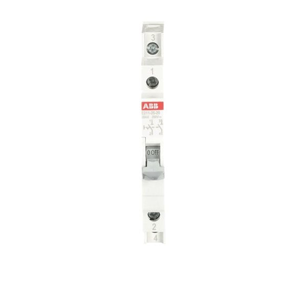 ABB - Ausschalter 25 A gemäß EN 250/400 VAC 2S Bedienelement grau Modulbreite: 0.5 TE