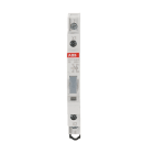 ABB - Leuchttaster 16 A gemäß EN 250 VAC 1Ö grau 1x LED weiß Modulbreite: 0.5 TE