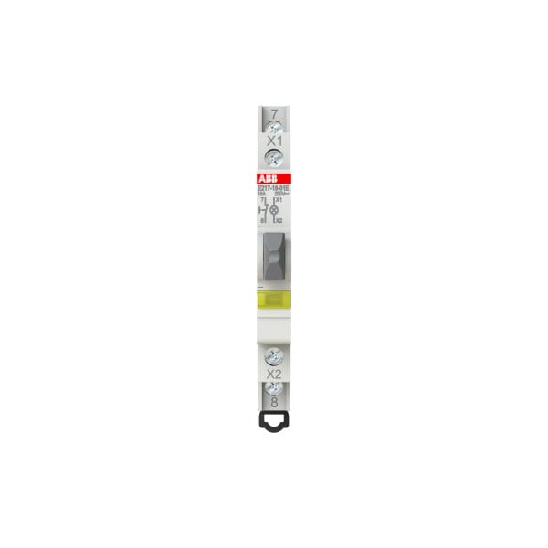 ABB - Leuchttaster 16 A gemäß EN 250 VAC 1Ö grau 1x LED gelb Modulbreite: 0.5 TE