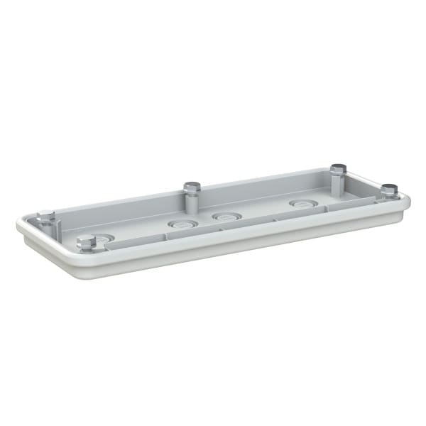 ABB - AFK301M Flansch 300mm 2xM32-3xM25-4xM20 RAL7035 metrische Vorprägungen