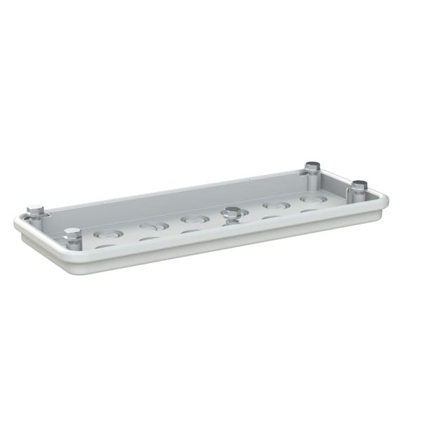 ABB - AFK304M Flansch 300mm 13x20/16 RAL7035 metrische Vorprägungen