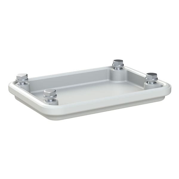 ABB - AFV185 Flansch 185mm glatt APO RAL7035 Verschlussflansch aus Polyester