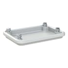 ABB - AFV185 Flansch 185mm glatt APO RAL7035 Verschlussflansch aus Polyester