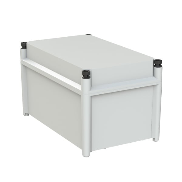 ABB - Gehäuse mit Polyester Deckel grau APO