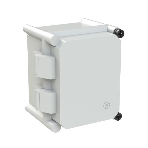 ABB - Gehäuse mit scharniertem Deckel grau IP55 IK10 APO