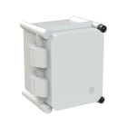 ABB - Gehäuse mit scharniertem Deckel grau IP55 IK10 APO