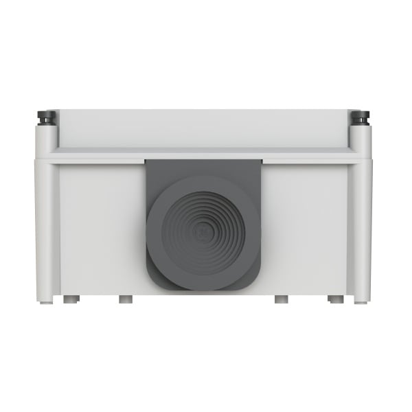 ABB - AK61 Kabeleinführungs-Gehäuse 1x75mm RAL7035 für max 1xØ75mm Kabel