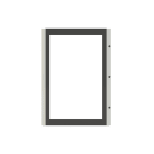 ABB - Transparente Tür für Größe 5 750x500 HxB Gemini