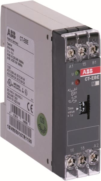 ABB - CT-EBE Zeitrelais, blinkend 1 WE, 0,1-10 s, 24 VAC/DC 220-240 VAC