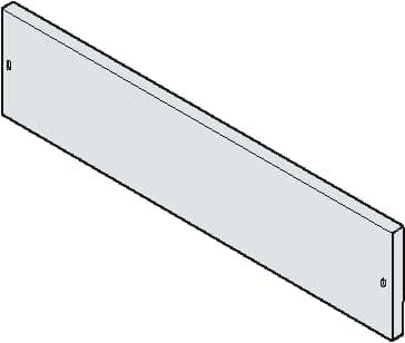 ABB - Geschlossene Frontabdeckung für Gemini Größe 2/3 Höhe 150mm