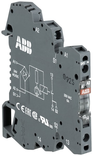 ABB - OBIC0100-5-12VDC Optokoppler R600 100mA,A1-A2=5-12VDC,Transistor