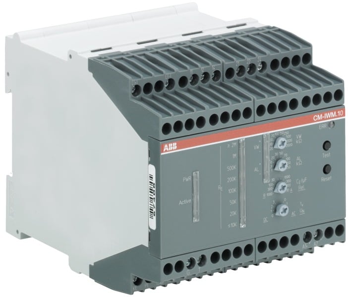 ABB - Isolationsüberwachungsrelais 2We 1-250kOhm 0.02-20MOhm 24VDC 1000µF