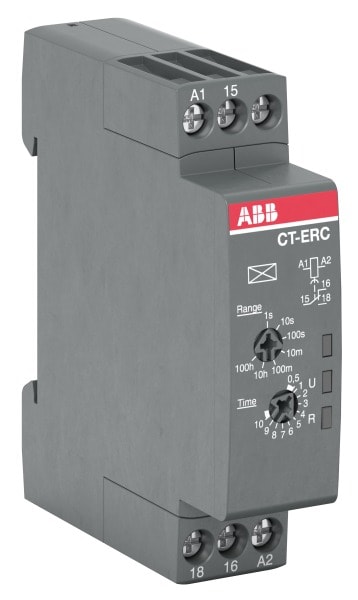 ABB - CT-ERC.12 Zeitrelais, ansprechverzögert 1We, 24-48VDC/24-240VAC