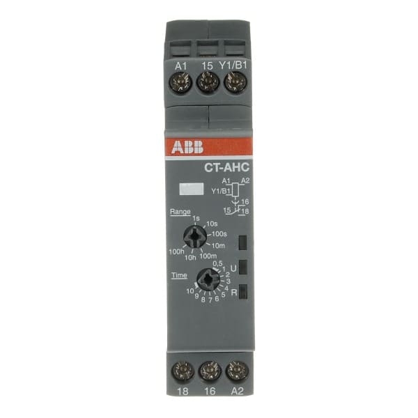 ABB - CT-AHC.12 Zeitrelais, rückfallverzögert 1We, 24-48VDC/24-240VAC
