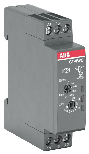 ABB - CT-VWC.12 Zeitrelais, einschaltwischend 1We, 24-48VDC/24-240VAC