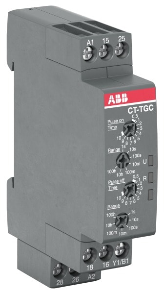 ABB - CT-TGC.22 Zeitrelais, taktgebend 2We, 24-48VDC/24-240VAC