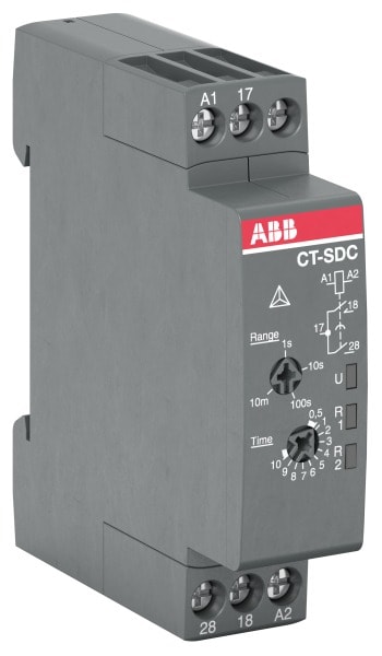 ABB - CT-SDC.22 Zeitrelais, Stern-Dreieck 2S, 24-48VDC/24-240VAC