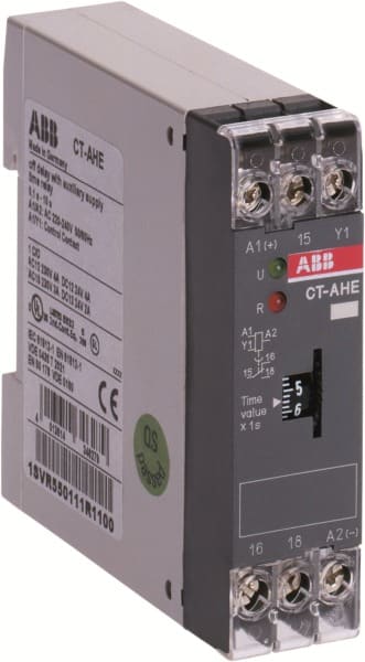 ABB - CT-AHE Zeitrelais, rückfallverzögert 1We, 0,3-30s, 24VAC/DC