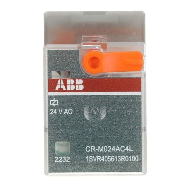 ABB - CR-M024AC4L Steckbares Interface-Relais 4We, A1-A2=24VAC, 250V/6A, LED