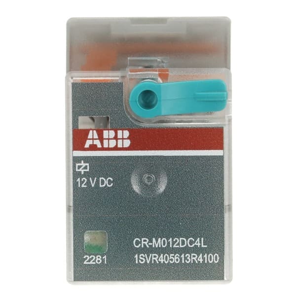 ABB - CR-M012DC4L Steckbares Interface-Relais 4We, A1-A2=12VDC, 250V/6A, LED