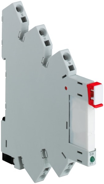 ABB - Interface-Relais 1We A1-A2=24VAC/DC Output=6A/250VAC vergoldet Federzuganschluss