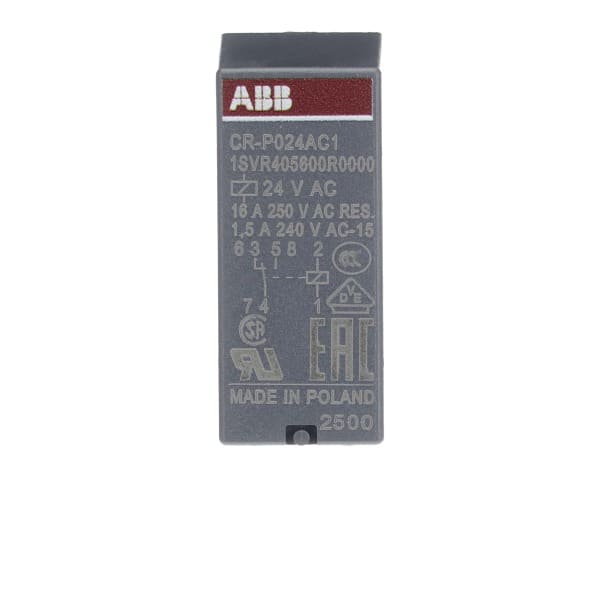 ABB - CR-P024AC1 Steckbares Interface-Relais 1We, A1-A2=24VAC, 250V/16A
